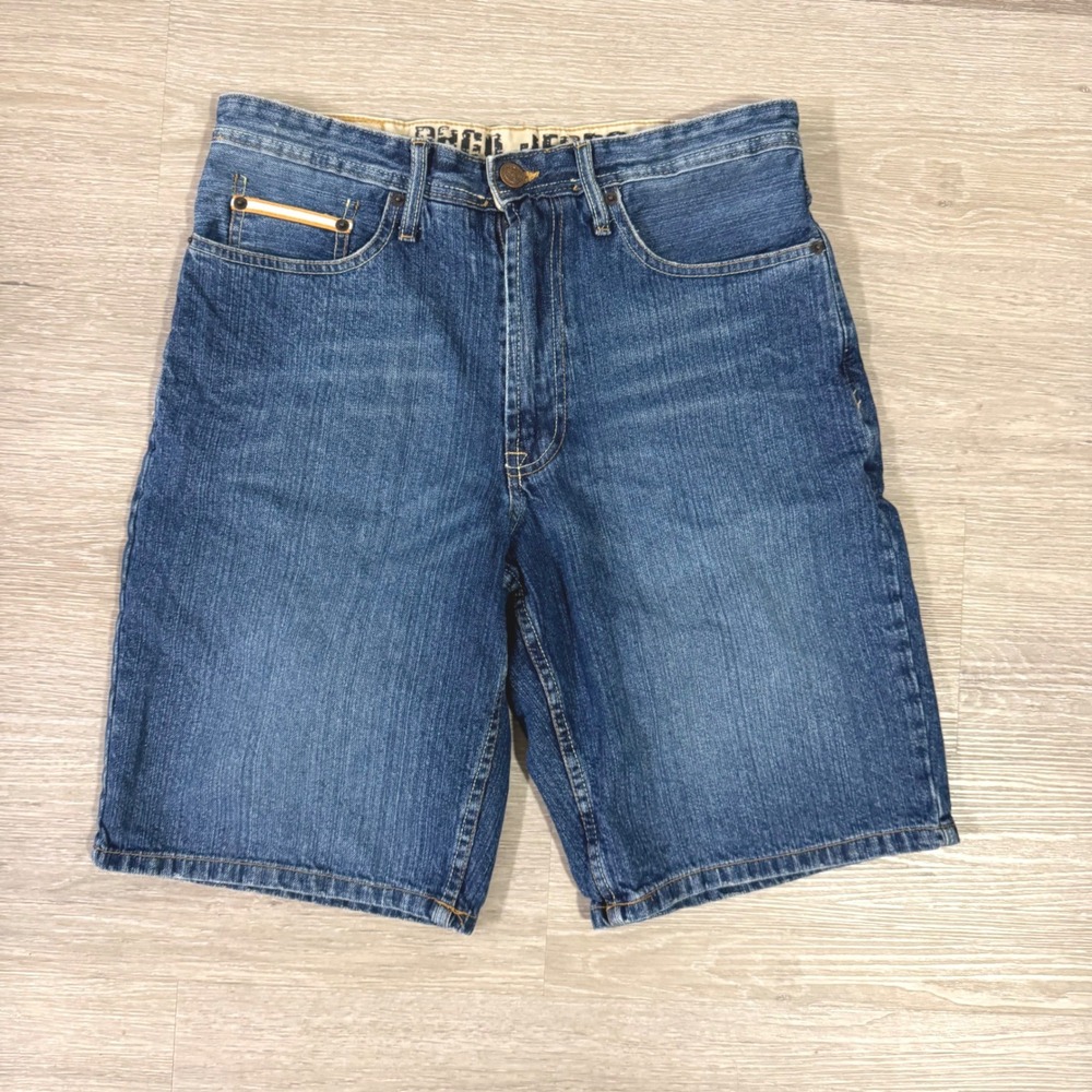 Paco Jeans Denim Shorts Mens 31 Blue Relaxed Fit Y2K Skater 100% Cotton